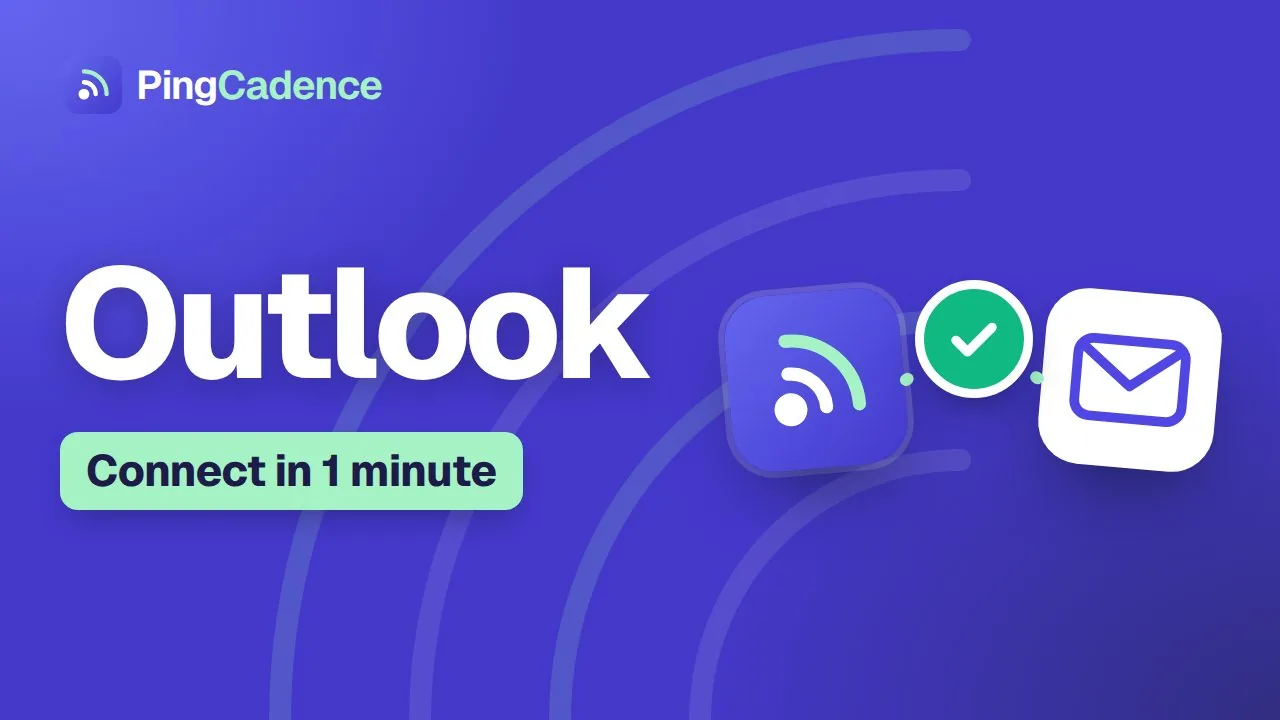 PingCadence connecting to Outlook